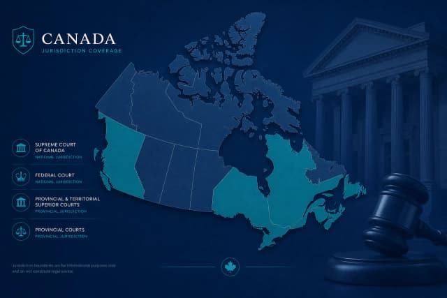 Canada jurisdiction map